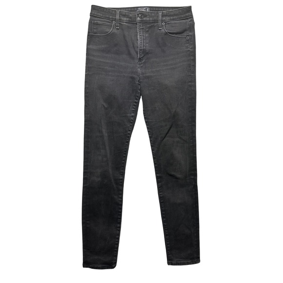 Abercrombie & Fitch Denim - Abercrombie‎ Fitch Simone High Rise Super Skinny Jeans Black Size 29x8 Gunge